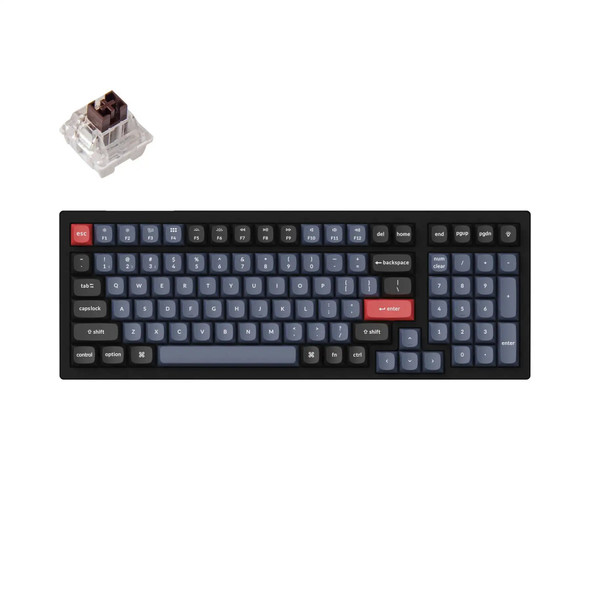 Keychron K4 Pro H QMK/VIA Wireless Mechanical Keyboard Fully Assembled Hot-Swappable Double-shot PBT Keycaps RGB Backlight