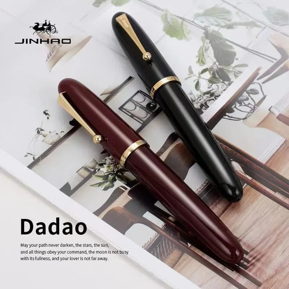 Jinhao 9019 Fountain Pen Transparent Color Resin luxury Pens 0.38/0.5/0.7mm Extra Fine Nib Office School Supplies Stationery