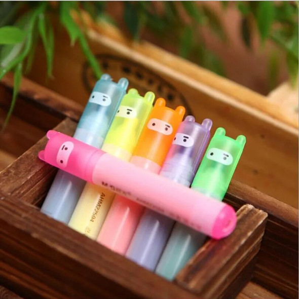 16packs/lot Ninja Rabbit fluorescent pen/highlighter pen/mark pen/Promotion Gift /Fashion Style/Office & School Supplies WJ0322