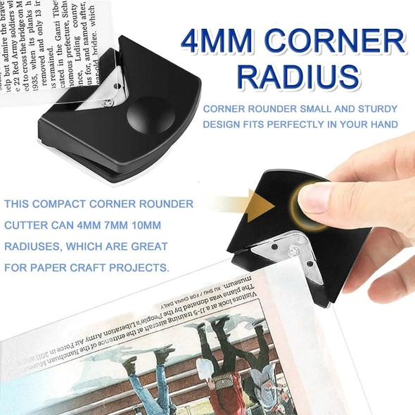 Corner Rounder R4 Corner Punch Portable Paper Trimmer Cutter For Cards Photo Cutting DIY Craft Scrapbooking Tools