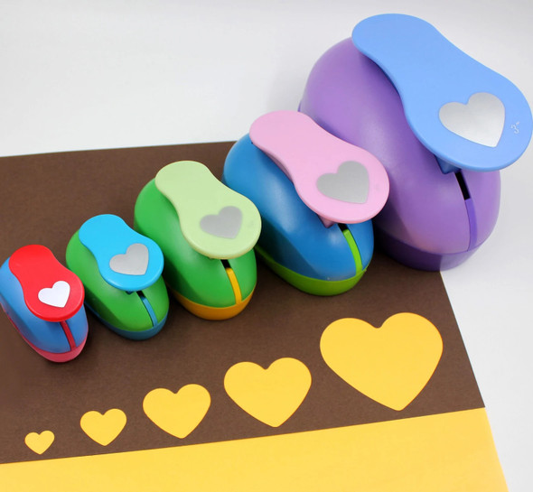 Love Heart EVA Foam Punch Paper Scrapbooking Hole Punch for Greeting Card Handmade Scrapbook Puncher Kraft DIY Cutting Cutter