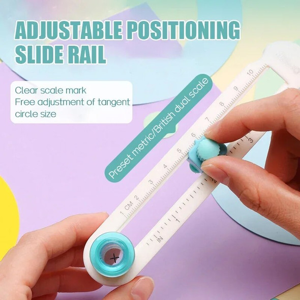 DIY Compass Circle Cutter 360 Adjustable Scrapbooking Cutters Circular Paper Scrapbooking Cards Cutters Round Cutting Knife