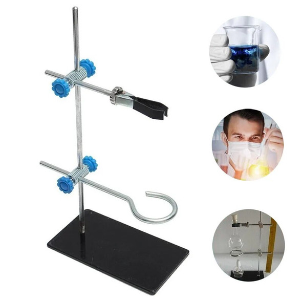 1Pcs/Set 30cm Lab Stands With Clamp Clip Flask Clamp Condenser Laboratory Educational Supplies