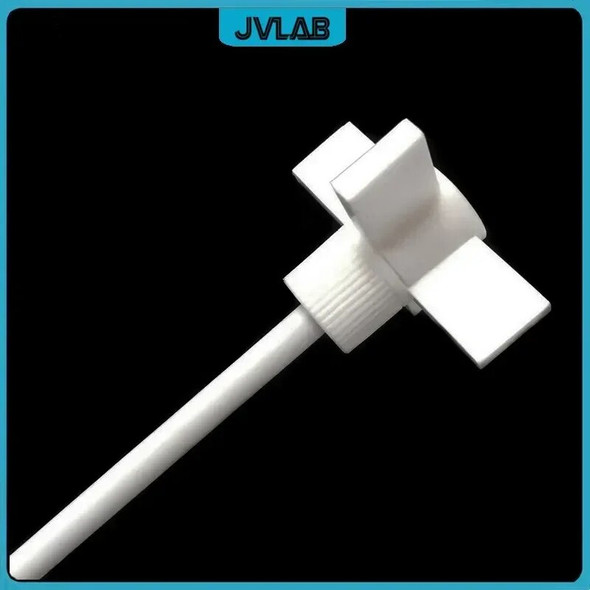 Propeller Stirrer PTFE Paddle Stirrer Use For Low Viscosity Media At Medium & High Speeds Mixing Shaft Length 370mm PTFE Coated