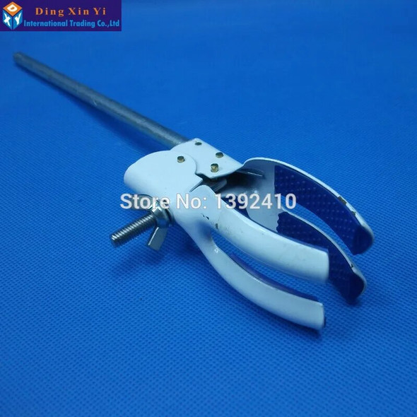 Universal Flask Clamp Long handle multifunction 275mm metal Holder for Lab condensing tube tongs