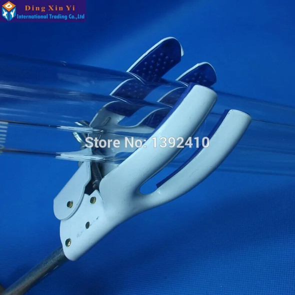 Universal Flask Clamp Long handle multifunction 275mm metal Holder for Lab condensing tube tongs