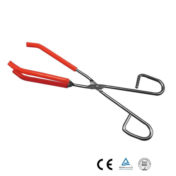 Stainless Steel Laboratory Beaker Tongs Clip Plier Teaching Instrument Chemical Beaker Tongs Clamp Lab Clip Tool AISI304 25cm