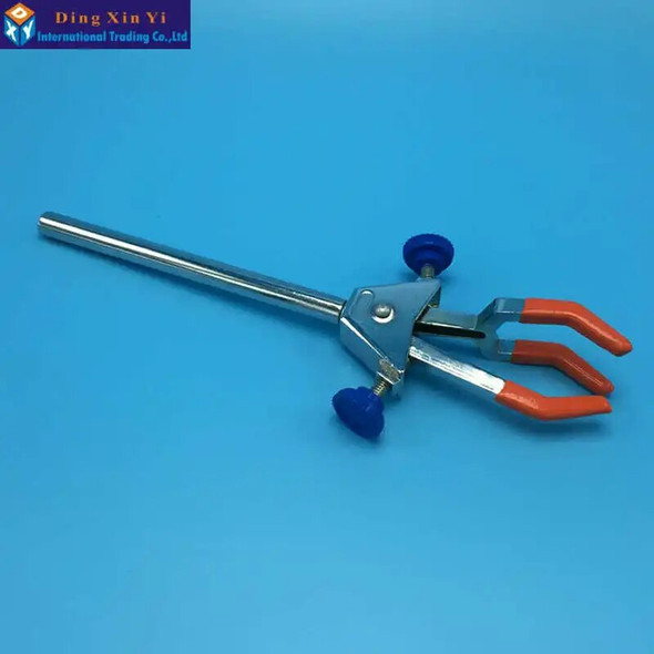 Double regulation Laboratory clip Three Prong Extension Single Adjustment Flask Test Tube Laboratory Clamp