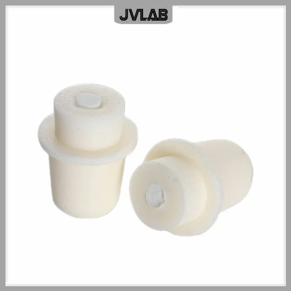 Conical Flask Silicone Stopper 33-38mm Erlenmeyer Flask Plug With Sand Core for 500ml Triangle Flask Silicone Foam Lid 10/PK