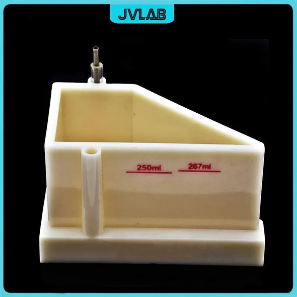 ABC Hull Cell Testing Equipment Harrington Groove Plating 267 ml Electroplating Experiment Chrome-plated Hall Groove