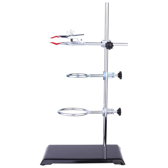 Iron Stand Chem Equipment Kit Supplies Metal Rack Lab Laboratory Supporting Tool Heavy Grade Metalware