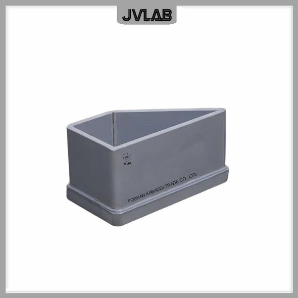 Chromic Acid Hull Cell CPVC Hall Groove For Chromic Acide Electroplating Experiment Plastic Harrington Groove Plating 267 ml