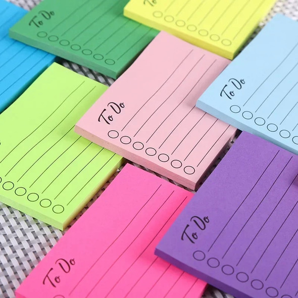 50 Sheets To Do List Memo Pads Kawaii Daily Planner Tearable Sticky Notes Message Notes Korean Stationery Office Writing Pads