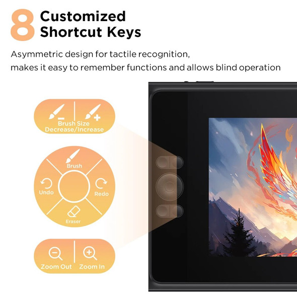 Ugee UE12 & UE12 Plus Drawing Tablet Graphic Table Draw Display Digital Board Writing Pad Monitor for PC Windows Design Android