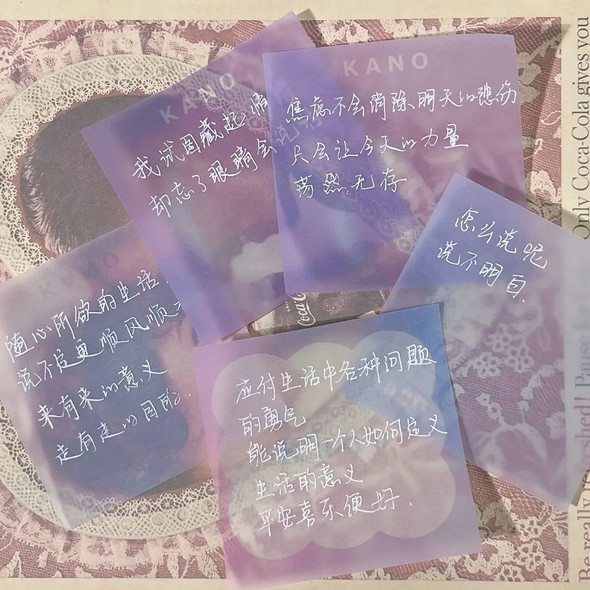 50 Sheets Creative Transparent Memo Pad Posted It Sticky Notes Sulphuric Acid Paper Notepad School Supplies Kawaii Stationery 50 Sheets Creative Transparent Memo Pad Posted It Sticky Notes Sulphuric Acid Paper Notepad School Supplies Kawaii Stationery