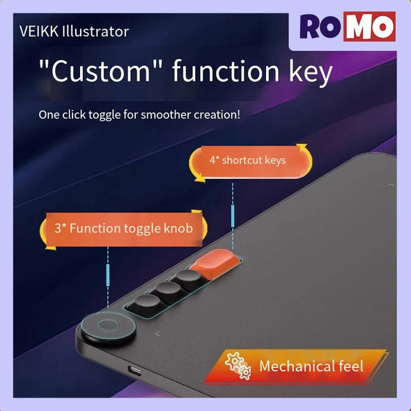 Hk980 10*6 Inch Digital Tablets Pen Writing Pad Drawing Board Online Courses Handwriting Mechanical Buttons New Digital Tablets