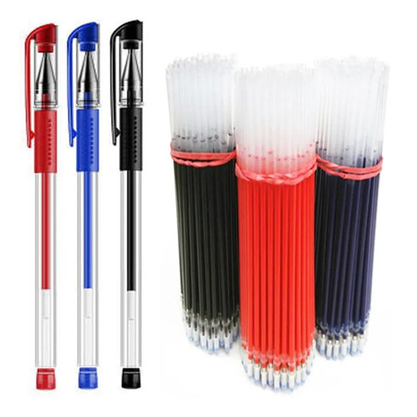 5/23pcs/set Gel Ink Pen Fine Point Gel Pens Refill Ballpoint Pen 0.5mm for Japanese Office School Cute Kawaii Stationery Supply