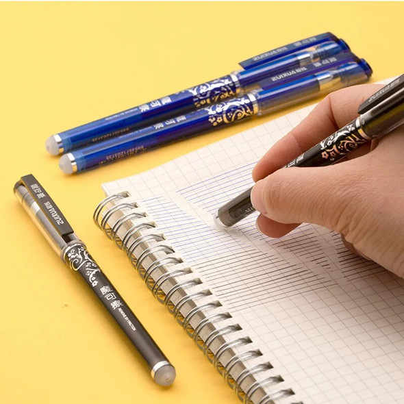 0.5mm Erasable Gel Pen Set Black Blue Red Ink Refill Rod Kawaii Pens Washable Handle School Office Supplies Writing Stationery 0.5mm Erasable Gel Pen Set Black Blue Red Ink Refill Rod Kawaii Pens Washable Handle School Office Supplies Writing Stationery