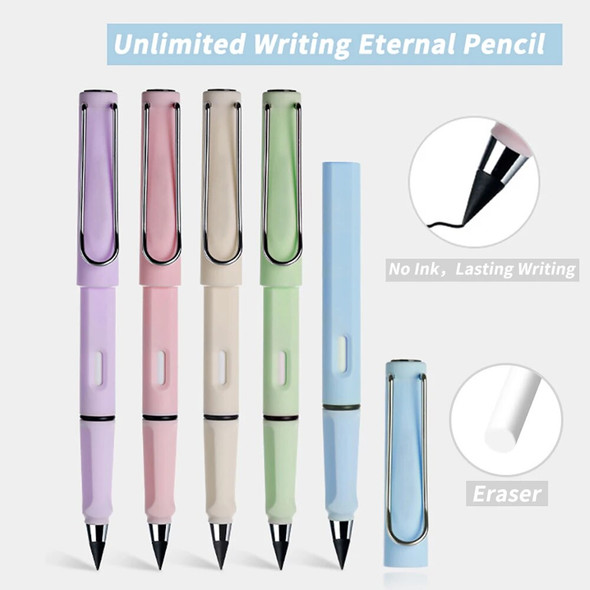 Eternal Pencil Unlimited Writing No Ink Pen Pencils for Writing Art Sketch Stationery Kawaii Pen School Supplies Eternal Pencil Unlimited Writing No Ink Pen Pencils for Writing Art Sketch Stationery Kawaii Pen School Supplies