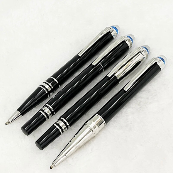 Luxury Rollerball Ballpoint Pen MB Blue Crystal Barrel Stationery Serial Number