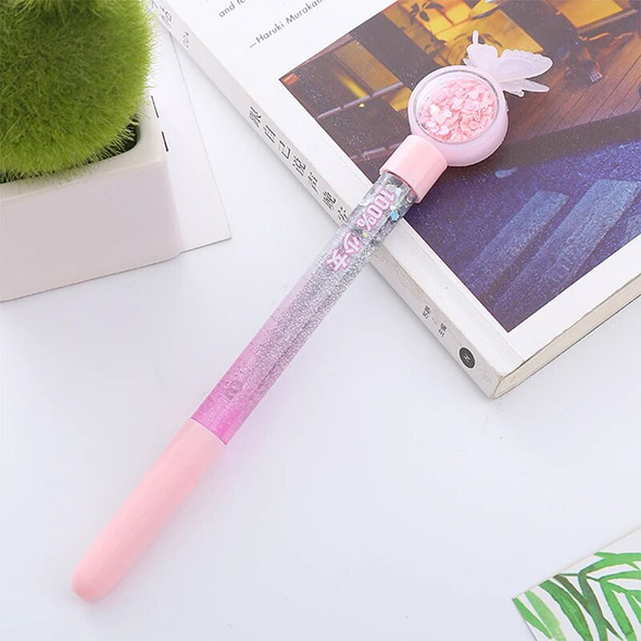 40Pcs Cute Gel Pen for Girls Kawaii Korean Stationery 0.5mm Quicksand Gel Pens for Children's School Office Supplies