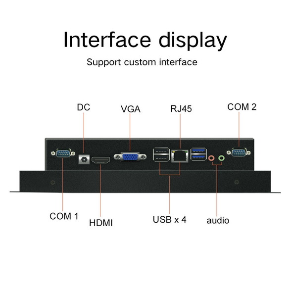 12" 15" 10 inch industries tablet pc computer Intel J1900 All In One PC Capacitive touch Desktop Computer with win 10 pro