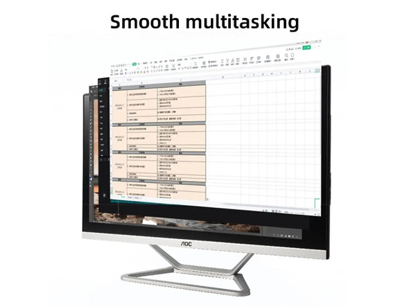 AOC All-in-One PC Desktop Computer AMD 3200U + 16G RAM + 512G SSD LCD Screen, Gaming PC, DDR4 , PC Gamer, Windows 11, 24 in. AOC All-in-One PC Desktop Computer AMD 3200U + 16G RAM + 512G SSD LCD Screen, Gaming PC, DDR4 , PC Gamer, Windows 11, 24 in.