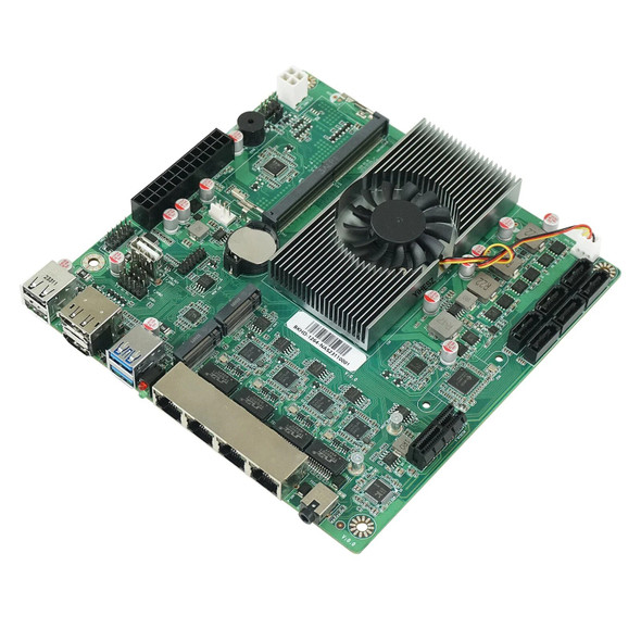 N100 NAS DDR5 Motherboard 6* SATA3.0 4X Intel I226 2.5G Mini ITX 17x17CM 2* M.2 1XPCIE For Soft Router DIY NAS Storage Server