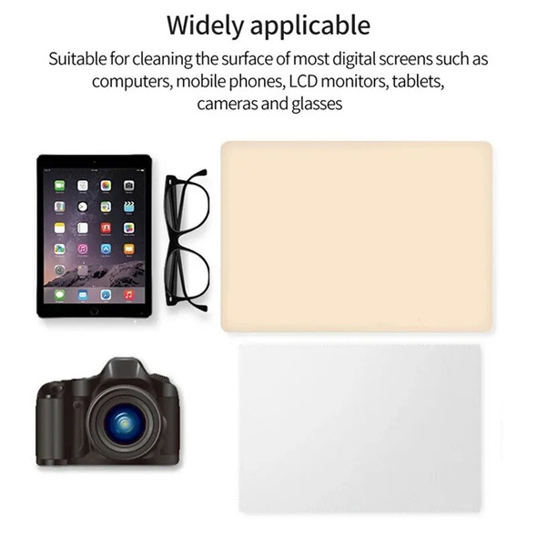 Microfiber Dustproof Cleaning Cloth Notebook Keyboard Blanket Cover Laptop Screen Cleaner Kit for MacBook Pro 13/15/16 Inch Pods