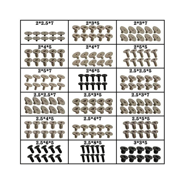 Laptop Screw Set For DELL Sony Toshiba Lenovo Samsung ACER ASUS MSI HP Notebook Computer Repair Screws Kit Laptops Hinges Screws