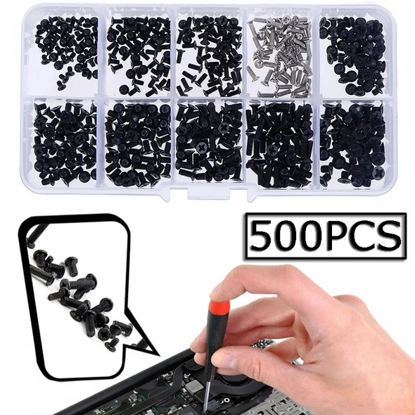 500PCS Laptop Notebook Computer Repair Screws Kit for Lenovo Samsung HP IBM Hard Disk SATA Computer Notebook Laptop Screws