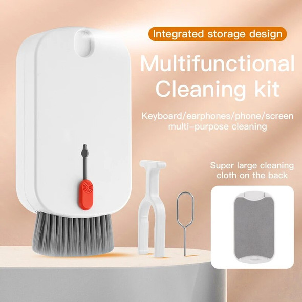 5 in 1 Keyboard Cleaning Kit Laptop Cleaner Multi-Function Computer Screen Cleaning Brush Tool for Computer Macbook Phone iPhone