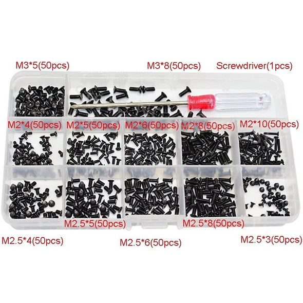 New Laptop Screws set 600 Pcs for Lenovo HP Dell Samsung ASUS Acer MSI Toshiba Sony and other Notebook Shell Repair M2 M2.5 M3