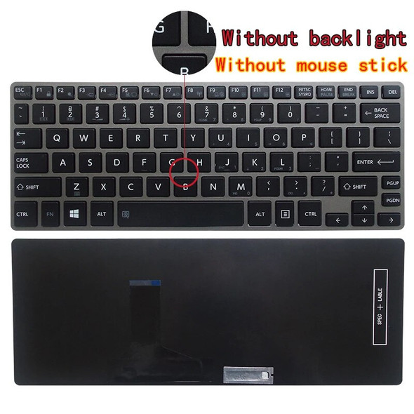 Laptop Keyboard For Toshiba Z40-A AK AB B Z40T-A R30-AK R30-A Z30-A B C Z30T-A Notebook Replace Keyboard