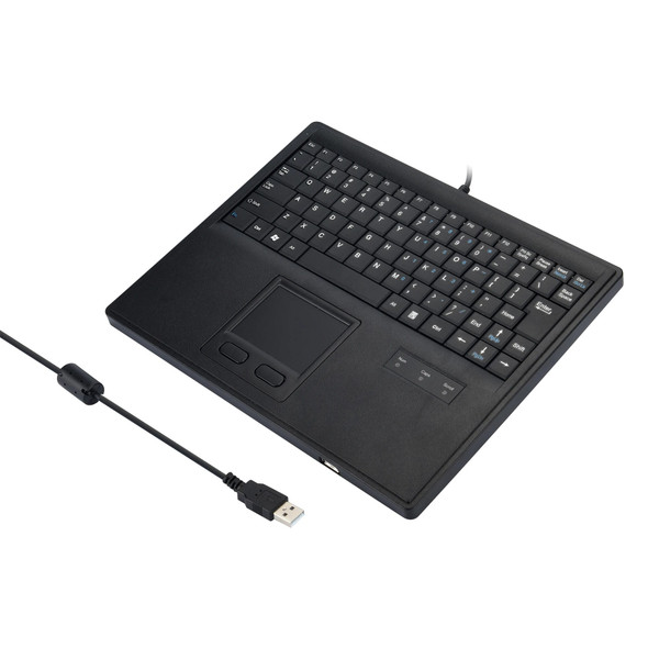 New US Keyboard For Laptop Palmrest 88 Keys USB Wired Gaming Keyboard Touch Keyboard Mouse for iPad laptop keyboard Replace