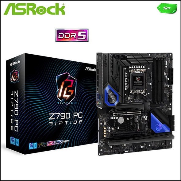 NEW For ASROCK Z790 PG Riptide Motherboards LGA 1700 DDR5 128GB ATX For Intel Z790 Desktop Mainboard M.2 NVME SATA III USB3.0