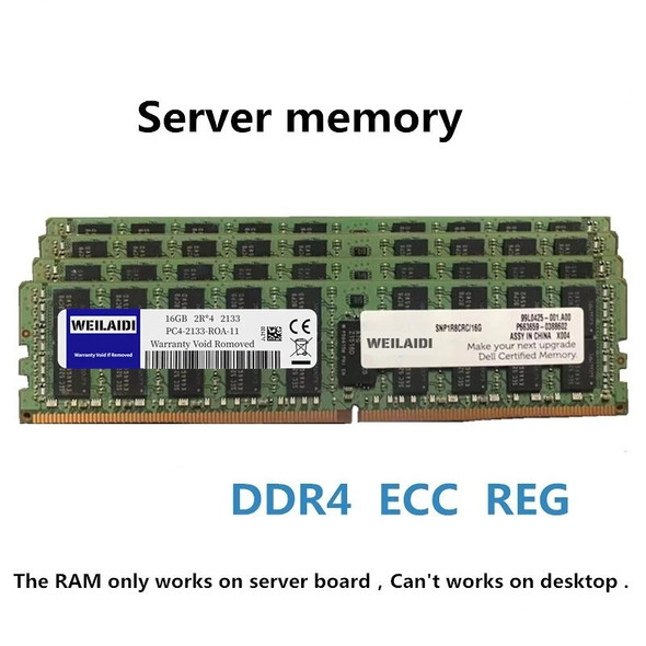 DDR4 Ram Server Memory 16GB 8GB 32GB PC4 2400MHz 2133MHz 2666MHz 2133P 2400T 2666V REG ECC Support X99 Motherboard