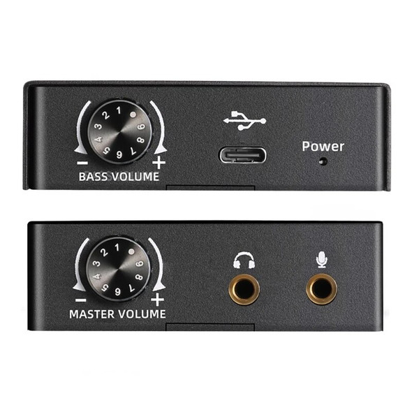 L43D USB Sound Card External Sound Card with Volume Control USB to 3.5mm Adapter Stereo for PC Laptop Desktop Headset