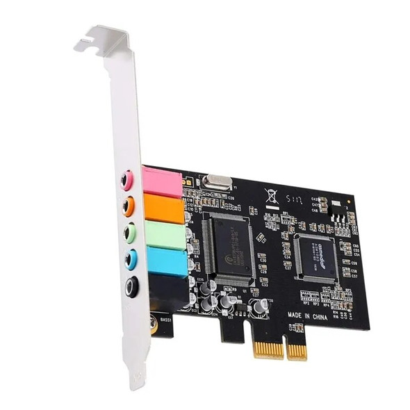 CMI8738 PCIe Sound Card PCI 5.1 for EXPRESS Card for PC for Windows 8 7