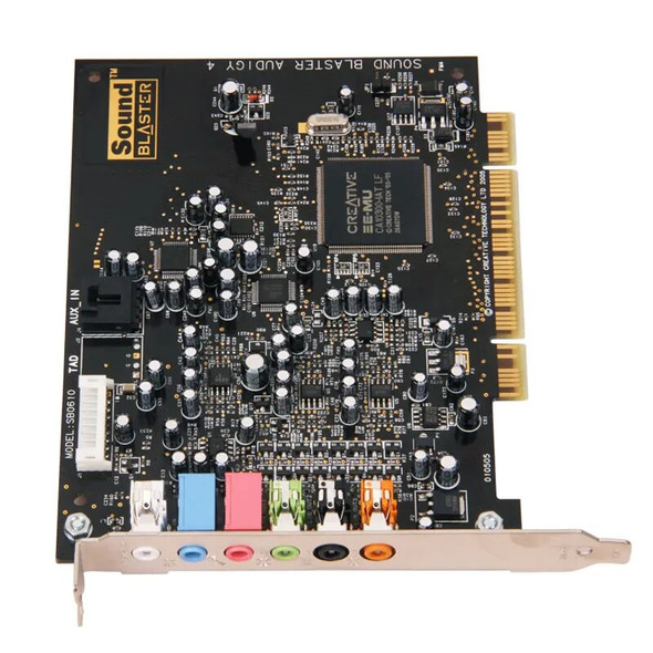 Free shipping New Creative 7.1 Audigy 4 II PCI Sound Card Desktop Built-in Karaoke hot pci sound card