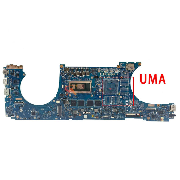 Mainboard For ASUS UX534FA UX534FAC UX534F UX534FN UX534FT UX534FTC Laptop Motherboard i5 i7 8th or 10th Gen CPU GTX1650/UMA