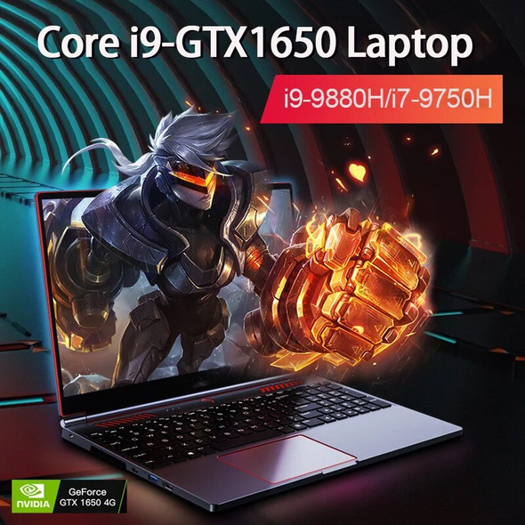 【Super Deal】16.1 Inch Gaming Laptop Computer GTX1650 4G Intel Core i9-10885H i7 10870H RAM Max 64GB DDR4 2*M.2 NVME 4TB SSD WiFi