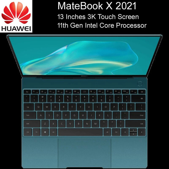 High-end Huawei X Series Flagship Laptop PC Elegant MateBook X 2021 i7 i5 Iris Xe Graphics WiFi6 13 Inches 3K Touch Display