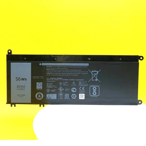 NEW For DELL 33YDH Battery For Dell Inspiron 15 7577 7588 17 7773 7778 7779 7786 G3 3579 5587 3779 7588 P30E P71F Series Laptop