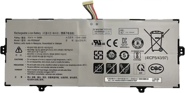 AA-PBSN4AF Laptop Battery Replacement for Samsung NP930SBE NT930SBE NP930SBE-K01CN NP930SBE-K01CN NP930SBE-K06CN NP930SBE-K06CN
