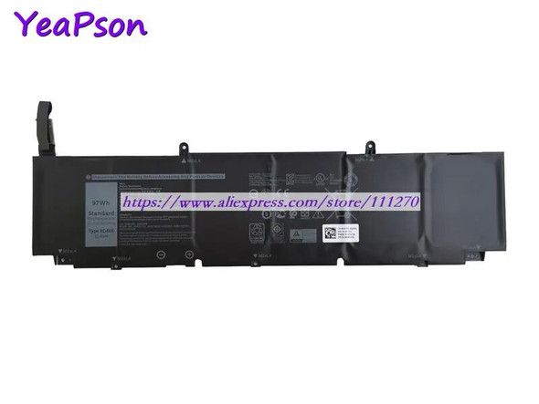 Yeapson XG4K6 01RR3 F8CPG 11.4V 97Wh Laptop Battery For Dell Precision 5750 Workstation Notebook computer