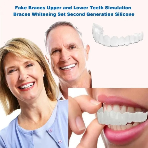 Beautiful Teeth Care Tooth Model Simulation Milky Stickers Personal Health Care Artificial Braces Cover Buck Teeth Beautiful Teeth Care Tooth Model Simulation Milky Stickers Personal Health Care Artificial Braces Cover Buck Teeth