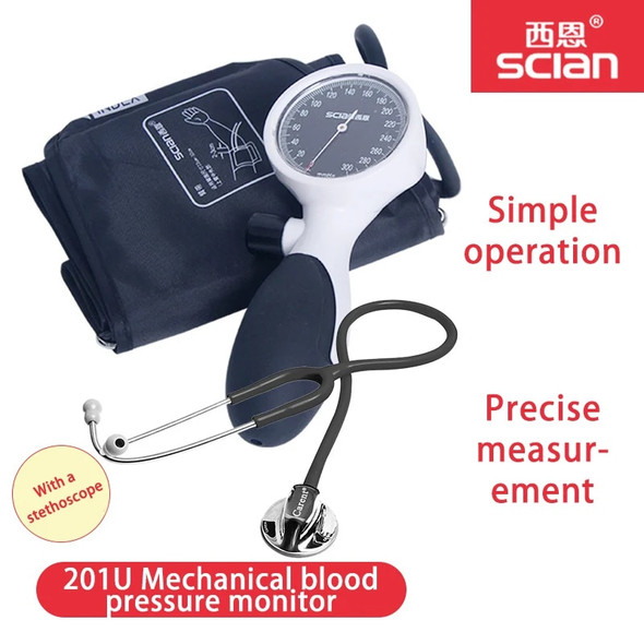 Household Health Monitors Blood Pressure Monitor Portable Sphygmomanometer Tonometer Cuff BP Meter Arm Cuff Digital Health Care