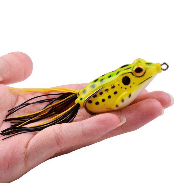 1Pcs 14g 8g Top Water Ray Frog Shape Minnow Crank wobbler for Fly Fishing Soft Tube Bait Japan Plastic