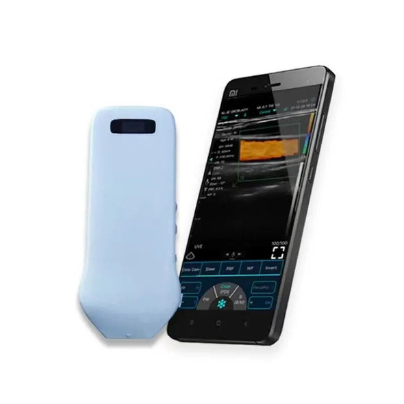 192E 10-14MHz Linear Wifi Wireless Color Ultrasound Doppler Linear Probe Support iOS Android Windows Free Suitcase